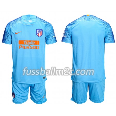 Fußballtrikots Atlético Madrid Kinder Auswärts Trikotsatz 2018-2019 Fußballtrikots Atlético Madrid Kinder Auswärts Trikotsatz 2018-2019